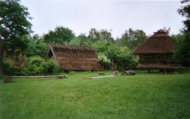 Häuser im Museumsdorf Düppel